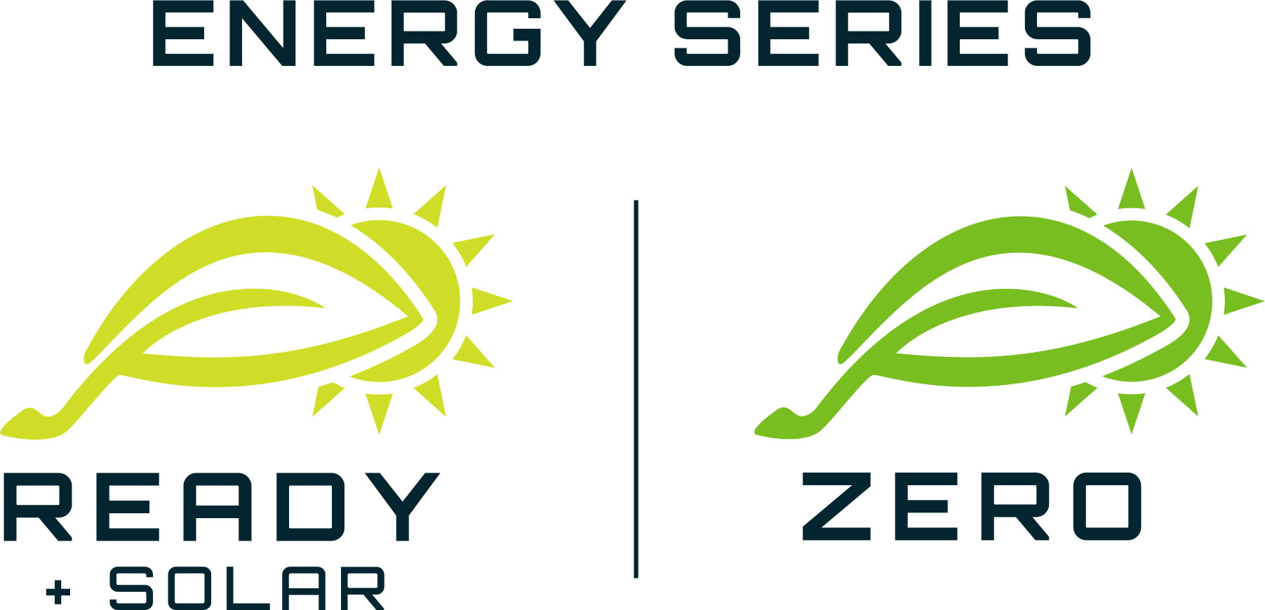 banner indicating that this community builds Beazer energy series ready solar zero homes