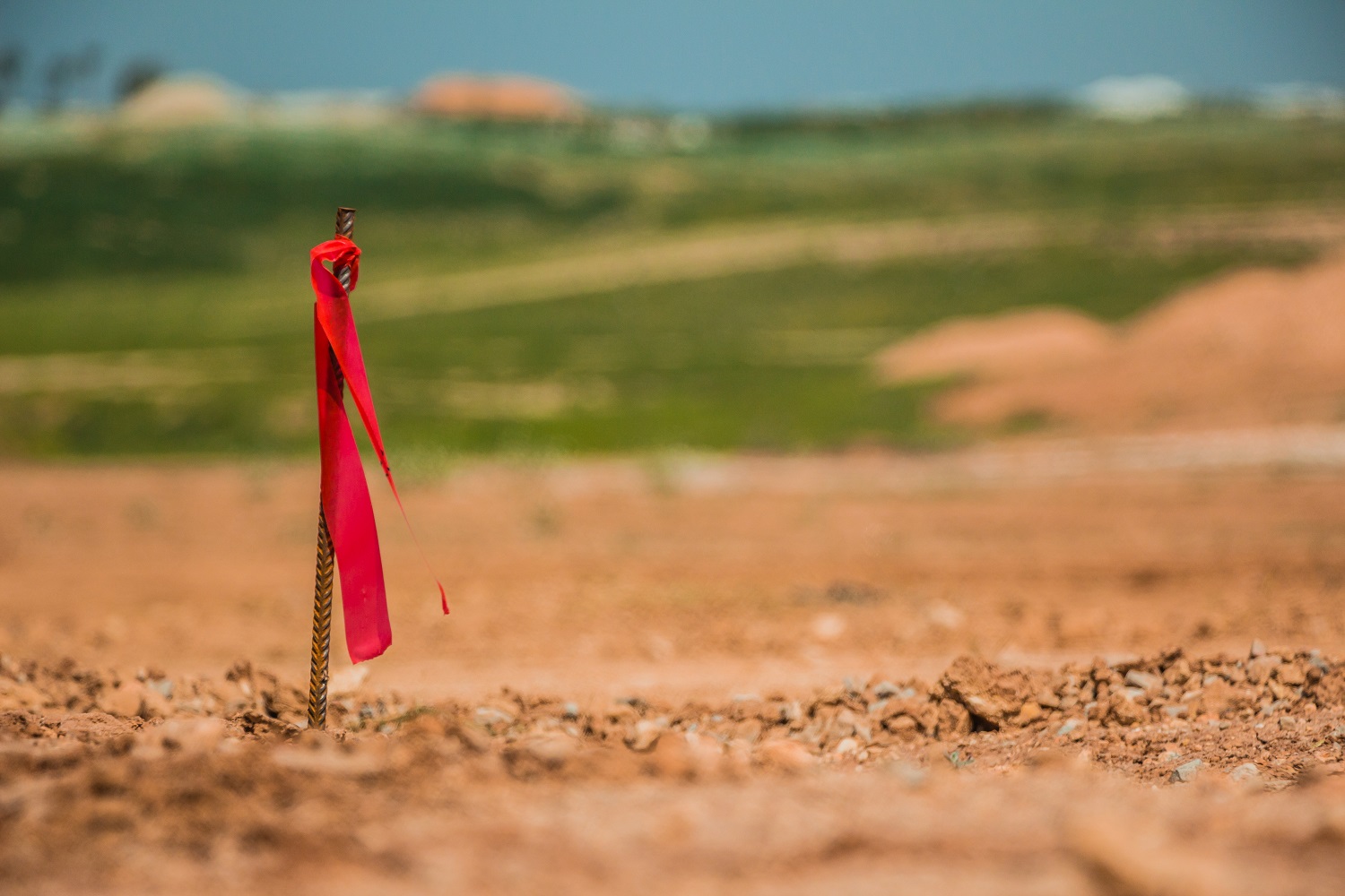 Empty land for home building